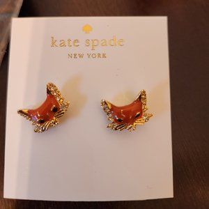 Kate Spade Into the Woods Fox earrings